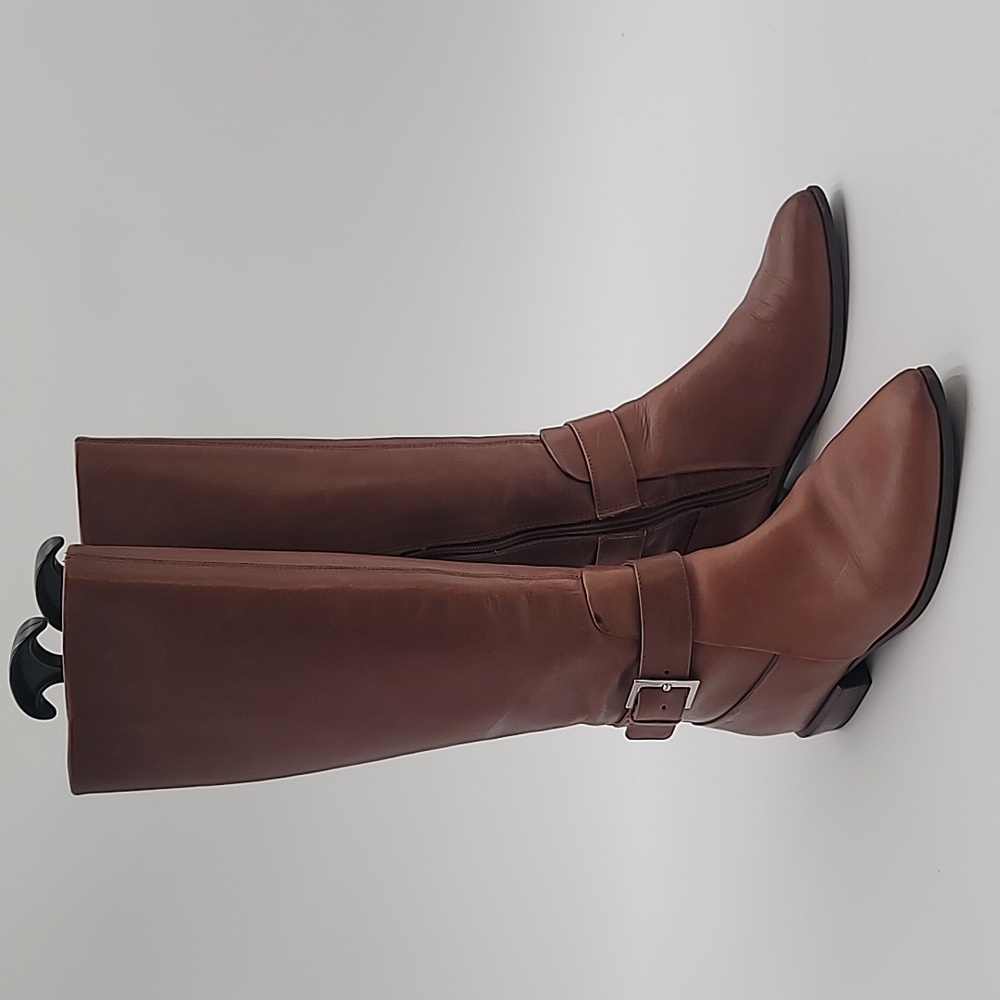 Nine West Diablo Leather Knee High Boot